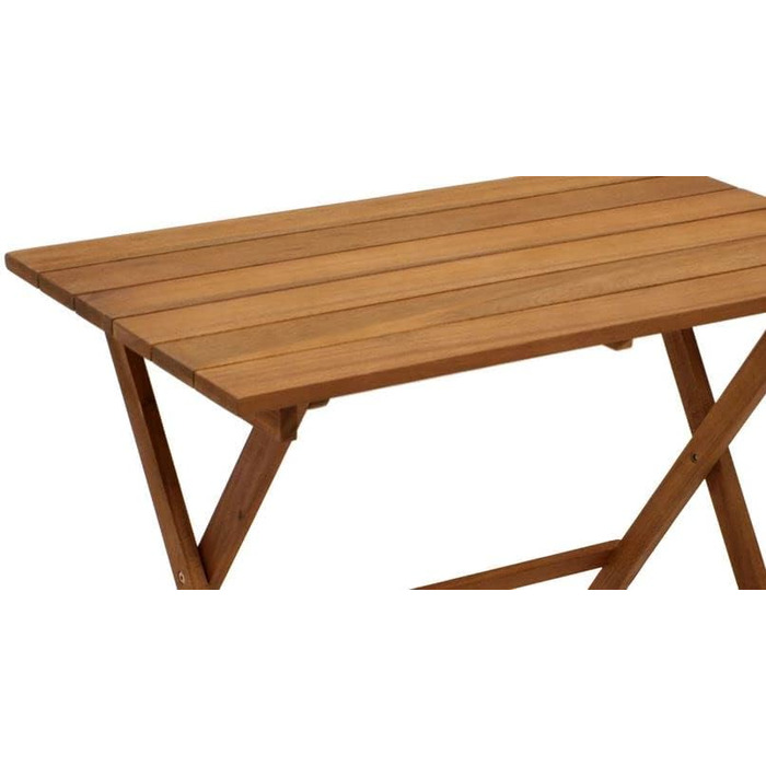 Розкладний журнальний столик DEGAMO Dana 90x52x65 см, масив акації, оброблений олією