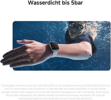 Розумний годинник Xiaomi Redmi Watch 5 Lite, вбудований GPS, відстеження серцевого ритму та SPO, водонепроникність 5 атм, завжди ввімкнений дисплей, Bluetooth-дзвінки, сучасний чорний колір