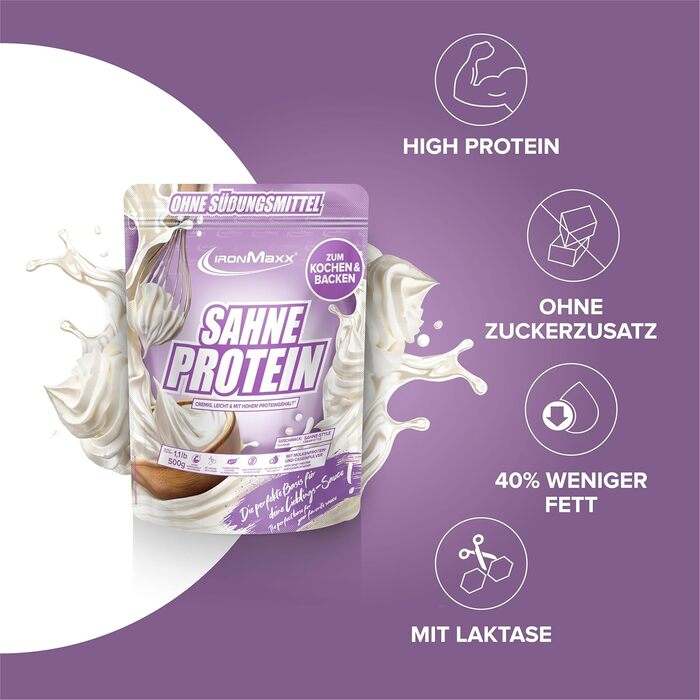 Протеїновий крем IronMaxx Cream Protein пакетик 500 г