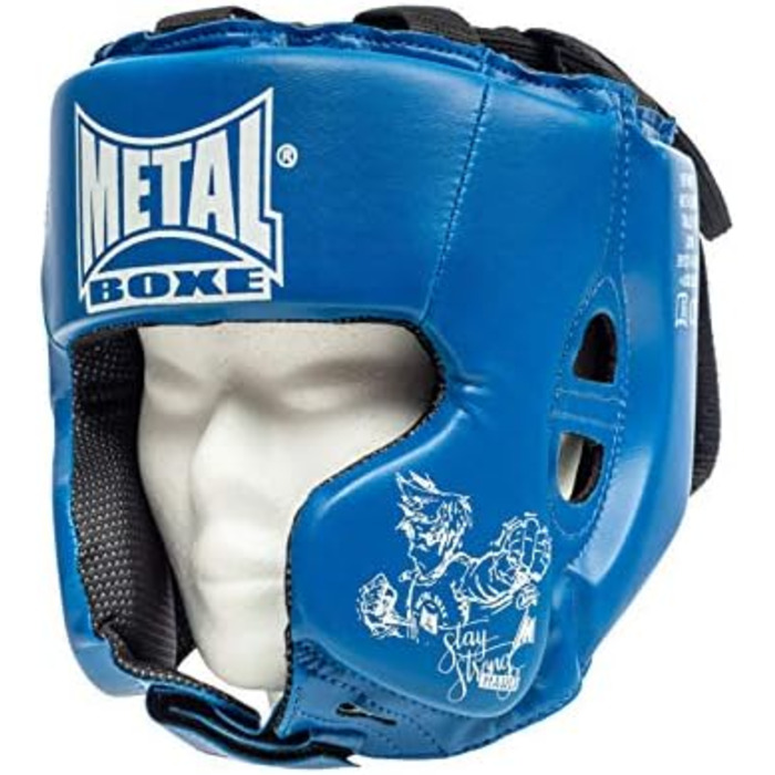 Шолом/капелюх Metal Boxe MB117 для боксу/бойових мистецтв, синій, дитячий