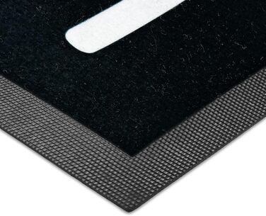 Унікальний та персоналізований килимок для собак DEL M - Подарунок на новосілля для нової оселі - Подарунок для собаки на переїзд - Килимок для вхідних дверей - Килимок для бруду для використання в приміщенні - 60x40 см (1 собака)