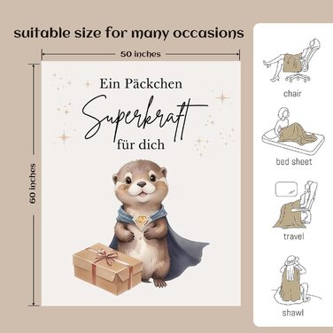 Подарунки на швидке одужання, подарунки для релаксації для жінок, подарунки для підбадьорення, подарунки для підбадьорення дівчини, подарунки для одужання для жінок, все буде добре, подарунки на швидке одужання, фланелеві ковдри