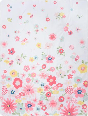 Комплект дитячої постільної білизни Sammy & Lou Floral Sprinkles для дівчаток, 4 предмети, в т.ч. ковдра, простирадло, підодіяльни