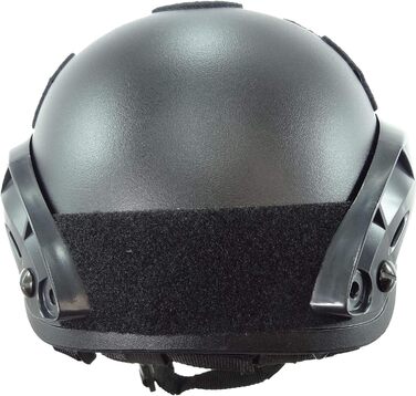 Тактичний шолом для пейнтболу MICH 2001 у стилі страйкболу з кріпленням для ПНВ та бічною планкою для страйкболу, чорний