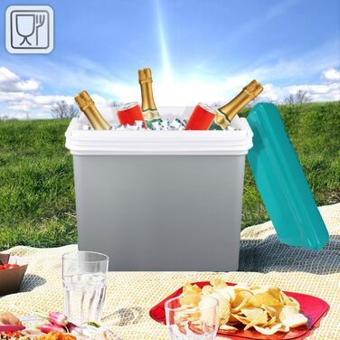 Холодильник, ізольований бокс, сумка-холодильник, кемпінговий термобокс, ізольована сумка, сірий, холодильник 24 л