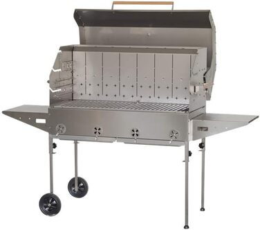 Професійний гриль PG 1000 E для громадського харчування, гастрогриль Гриль з нержавіючої сталі Гриль на вугіллі Гриль для курки Вб