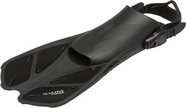 Ласти CRESSI Fins Bonete - Короткі ласти для дорослих, регульовані, міцні, легкі, зручні для подорожей, чорні/чорні, розмір S/M