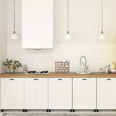 Бамбукова підставка для спецій Relaxdays, 5 ярусів, окремостояча кухонна полиця, ВxШxГ 36 x 40,5 x 16 см, підставка для спецій на стільницю, натуральний колір