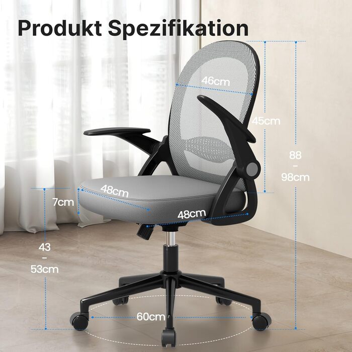 Ергономічне офісне крісло rattantree