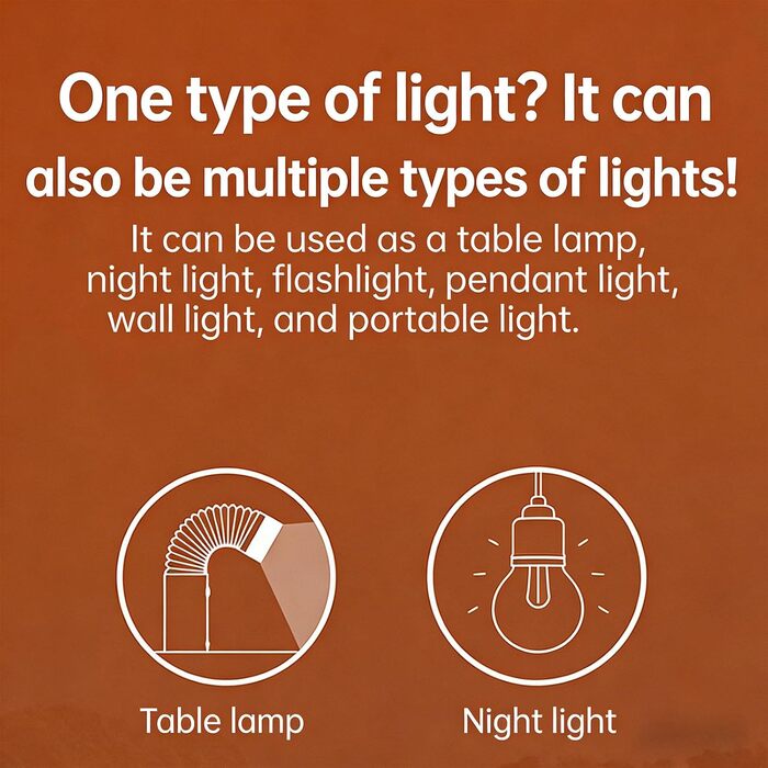 Ліхтар для кемпінгу Dilwe, 4000 мАг, акумуляторний, складний, портативний ліхтар з регульованою яскравістю та магнітом для походів, аварійний намет (БІЛИЙ) білий