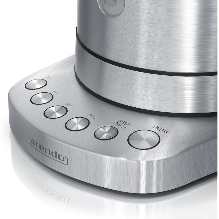 Чайник з нержавіючої сталі потужністю 3000 Вт з регулюванням температури - 4 обраних температурних режими - функція підтримання те