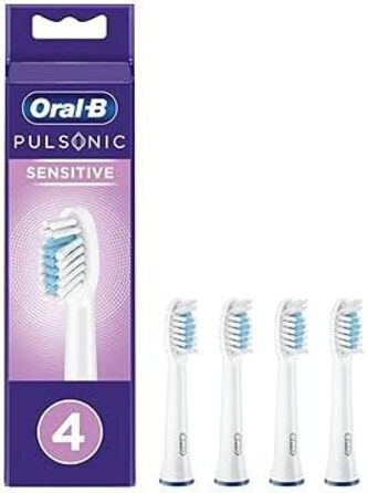 Насадки Oral-B Pulsonic Sensitive для звукових щіток, 4 шт. и, білі