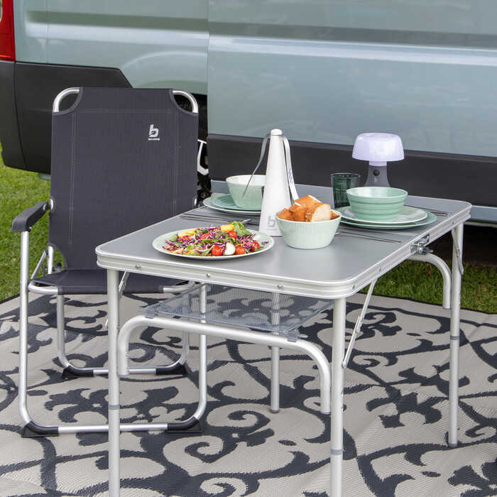 Стіл Bo-Camp Premium 90x60 cm Grey (1404402)