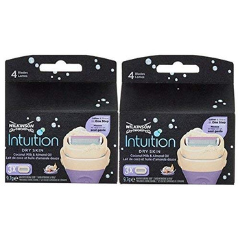 Клинки Wilkinson Sword Intuition для сухої шкіри, 6 шт. , 2 x 3 шт. и