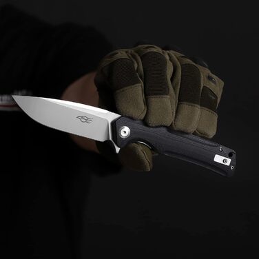 Кишеньковий ніж Ganzo Firebird FH91-BK Сталеве лезо D2 Ергономічна рукоятка G10 протиковзка з кліпсою Кемпінг Риболовля Мисливське