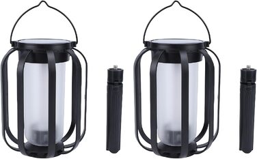 Сонячні ліхтарі KKPLZZ 2, 3 колірні температури, 2 режими освітлення, IPX4, зі штативом та гачком для підвішування, для саду, двору, тераси, ганку