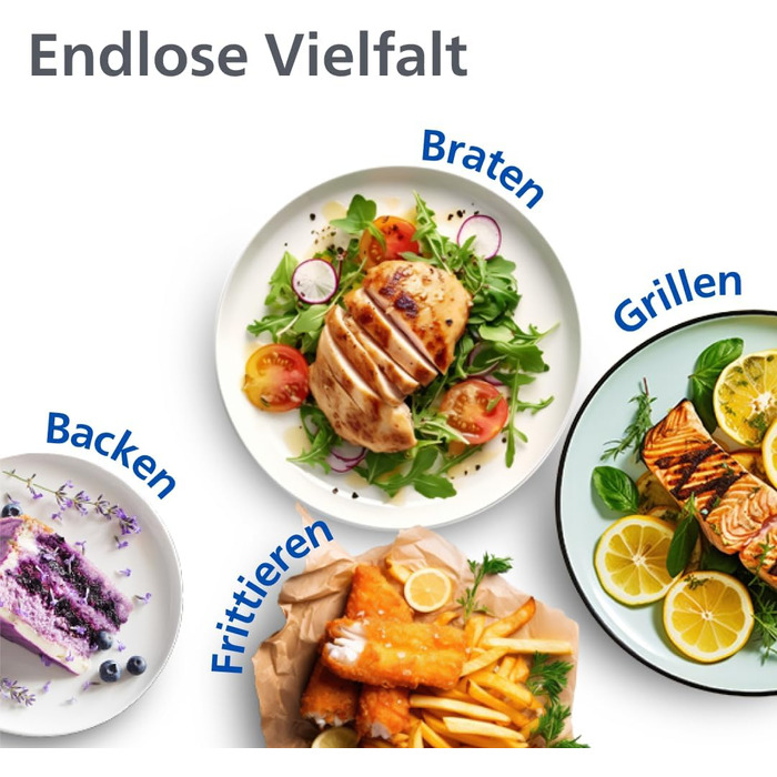 Аерофритюрниця Philips Airfryer 3000 Serie з двома кошиками, Білий, 9 л