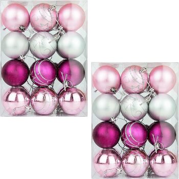 Різдвяні кульки 48 шт Casaria