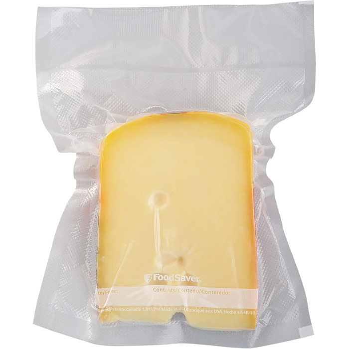 Вакуумний пакет Foodsaver FSB4802-I 48 шт. 20,7x29,2 см / Пакет з фольги для харчових продуктів / Вакуумний пакувальник 48 пакетів багаторазового використання