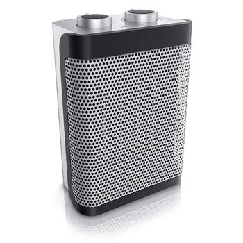 Енергозберігаючий, тихий електричний керамічний обігрівач - Електричний обігрівач з 2 режимами нагріву - Захист від перегріву - Термостат - Ванна кімната, спальня, вітальня - Безпека GS