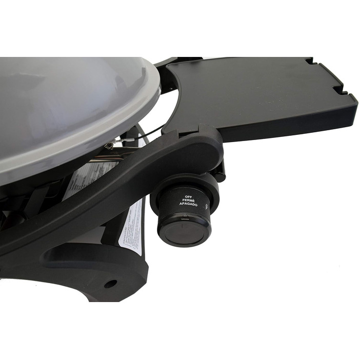 Газовий гриль для кемпінгу Crosby I Преміум. Компактний та мобільний газовий гриль для ідеального барбекю. Сірий колір