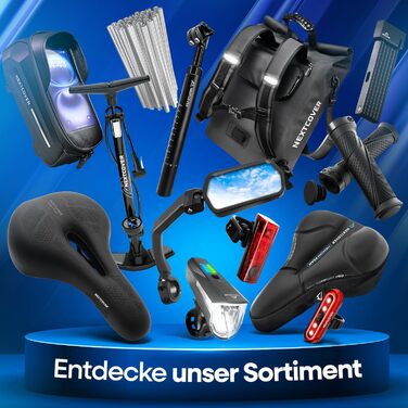 Замок велосипедний LockOne з ключем I - SAFESECURE Високонадійний велосипедний замок I міцний та довговічний ланцюговий замок для велосипеда I Велосипедний замок, 3 ключі, чорний