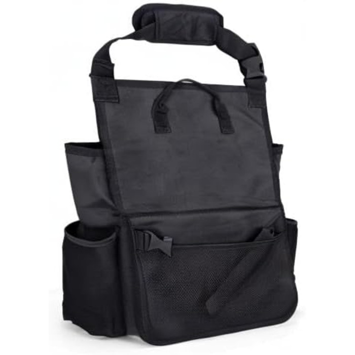 Органайзер на переднє сидіння автомобіля Luxja з чохлом і чохлом для ноутбука, органайзер на сидіння автомобіля з регульованими ре