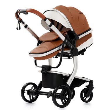 Коляска Magic ZC 3 в 1, коляска зі складною конструкцією для перенесення одним натисканням, коляска з реверсивним двостороннім рух