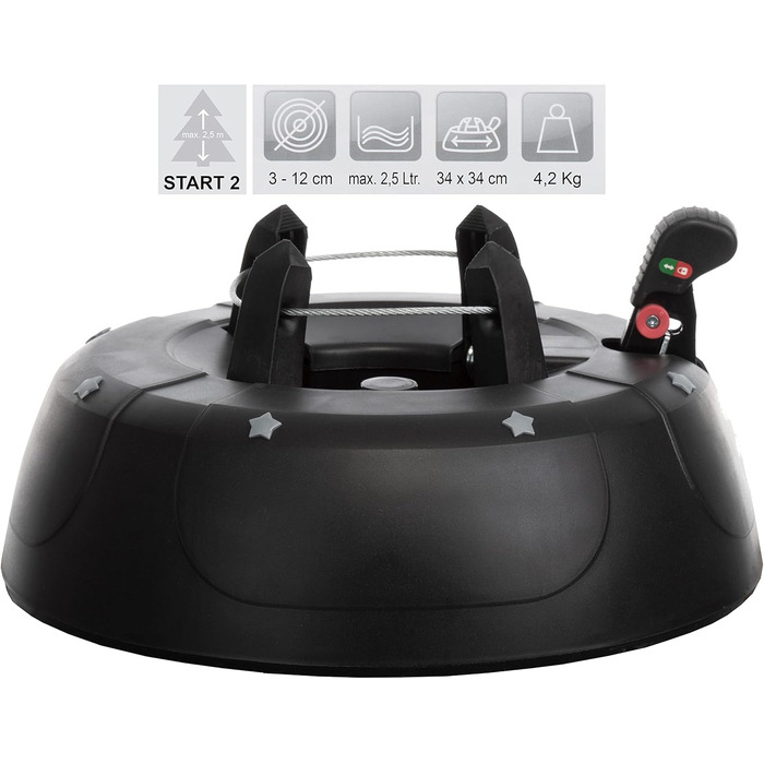 Підставка для ялинки з ножним важільним механізмом Brandsseller