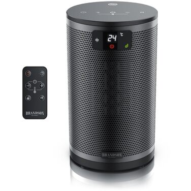 Тепловентилятор з пультом дистанційного керування - Лауреат нагород - ЕКО-режим, енергозберігаючий, тихий - 1500 Вт - 2 швидкості - Захист від перекидання та перегріву