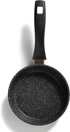 Сковорода STONELINE 16 см, сковорода підходить для індукції, сковорода покрита справжніми частинками каменю, сковороди та універса