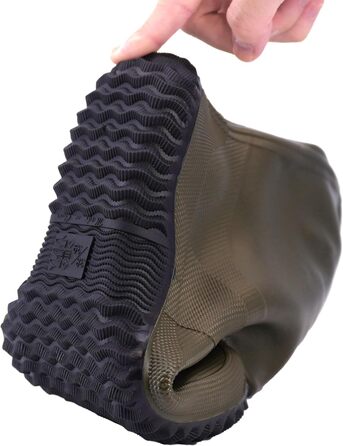 Гумові чоботи JOMIX унісекс для жінок та чоловіків, складні високі дощовики, водонепроникні, нековзні, легкі ПВХ чоботи, садові дощовики, розмір 40/41 EU, зелені