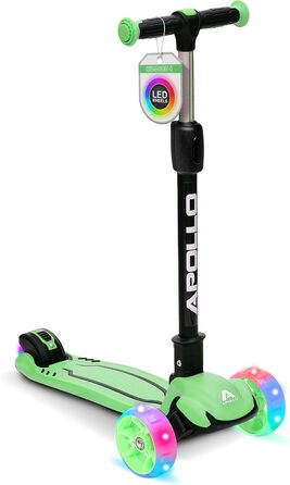 Дитячий самокат Apollo KidsPro 4 складний дитячий самокат, регульований по висоті триколісний самокат самокат для дітей віком від