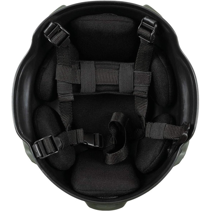 Шолом MFH US, MICH 2002&39, рейки, ABS-пластик, оливковий