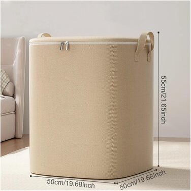 Секційний пакет для зберігання одягу об&39ємом 110/140 літрів, складний органайзер для шафи на блискавці та з посиленими ручками для одягу, ковдр та постільної білизни (140 л), 3-