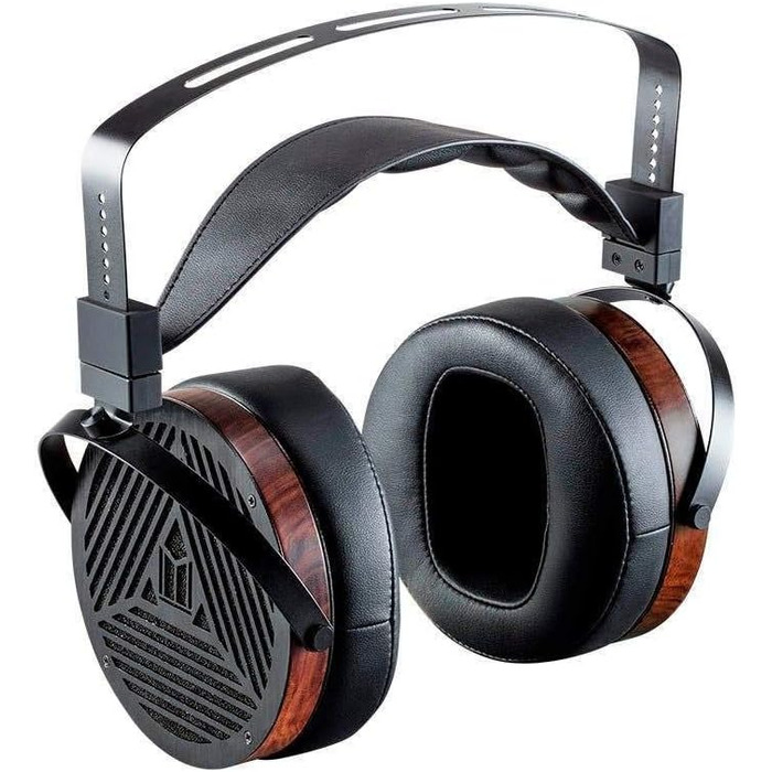 Навушники накладні планарні магнітні Monoprice Monolith M1060 - з 106 мм динаміками - відкрита конструкція - чорний/дерево