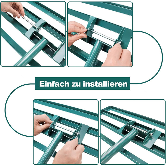 Гребінь для вирівнювання газону, 925 см, інструмент для догляду за газоном з регульованою ручкою 186 см, садовий рівняючий грабель для ґрунту, саду, двору, догляду за газоном (36 x 10 дюймів)