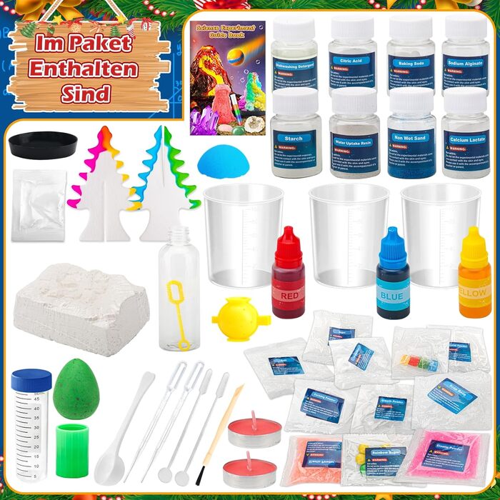 Адвент-календар Sakmilu 2025 Експерименти для дітей, 24 наукові пригоди