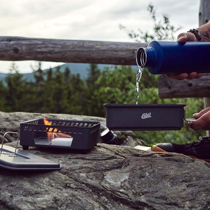 Набір для приготування їжі на твердому паливі Esbit, твердоанодований алюміній