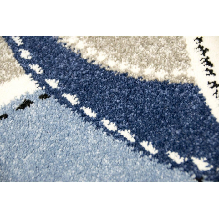 Килимок дитяча кімната дитяча кімната хлопчиків AFFE піратський синій кремовий сірий чорний розмір 200 х 290 см