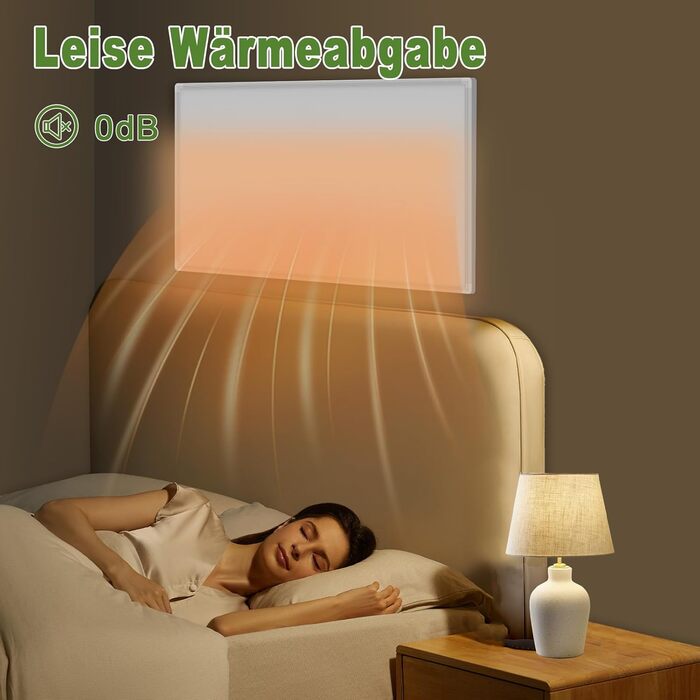 Інфрачервоний обігрівач 180 Вт, настінний інфрачервоний обігрівач до 120 градусів Цельсія для 1-3 м - електричний обігрівач із захистом від перегріву - сертифікований TV - 10-річна гарантія 180 Вт