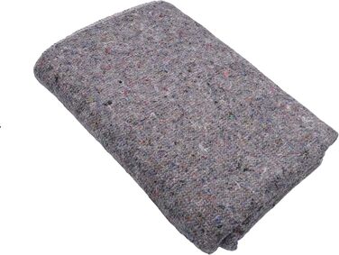 Ковдри для переїзду, меблеві ковдри, ковдри для зберігання речей, пакувальні ковдри, 150 x 200 см, 330-350 г/м, сірі, з підшиванням з обох боків (5 шт. )