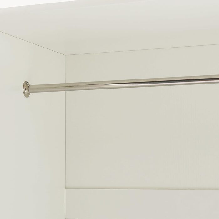 Шафа Eiselfing, 3-дверна шафа, 176 x 120 x 52 см, Шафа для спальні, 1 вішалка для одягу, 4 відділення, білий