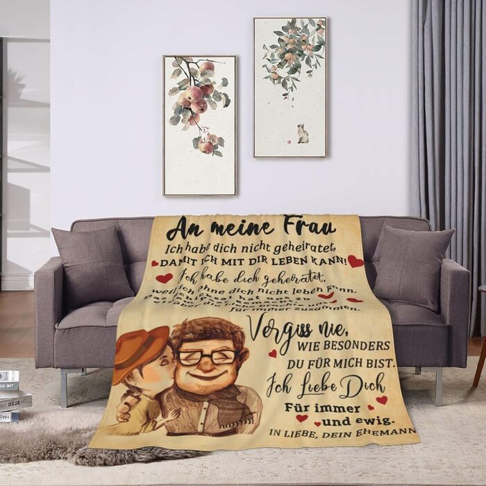 Сміливі та зухвалі подарунки на річницю весілля для жінок, м&39яка ковдра для моєї дружини, подарунок на день народження, ідеї весільних подарунків, пухнаста флісова ковдра 150x200 см, подарунки для жінок 02 150x200 см
