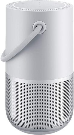 Портативна розумна колонка Bose - з інтегрованим голосовим управлінням Alexa, сріблястого кольору