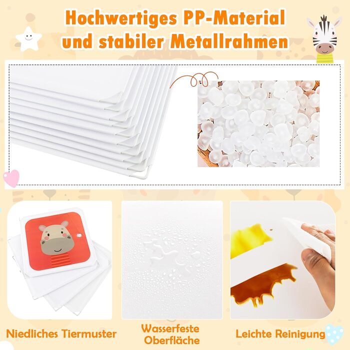 Дитяча шафа COSTWAY, система полиць з 8 кубиками, розширювана дитяча полиця, пластикова шафа для зберігання з дверцятами та вішалками для дитячої кімнати/спальні (біла, 8 кубиків) 8 кубиків білий