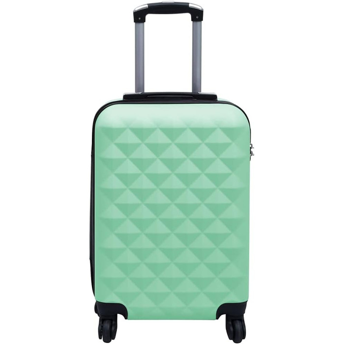 Набір валіз 2 шт. Бортова валіза, валіза для подорожей, валіза на колесах, валіза з твердим корпусом, органайзер для валізи, мятний ABS