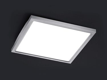Стеля LED-світильник Trio, нержавіюча сталь, білий акрил, 30x30см, 622713007
