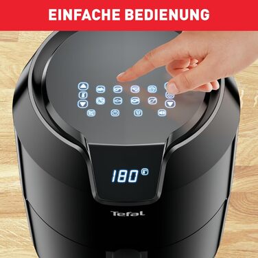 Фритюрниця Tefal EY4018 Easy Fry Precision XL Фритюрниця 1500 Вт 4,2 л на 6 порцій 8 автоматичних програм цифровий дисплей енергоз