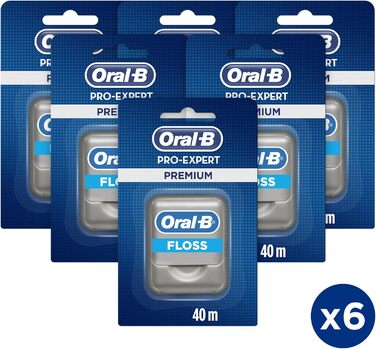 Зубна нитка Oral-B Pro-Expert Premium, 6х40 м (упаковка може відрізнятися)